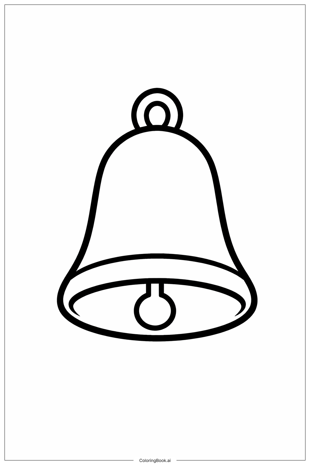  Glockenanhänger Ausmalseite 