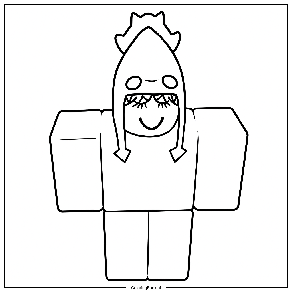 Page de coloriage Kraken Kid