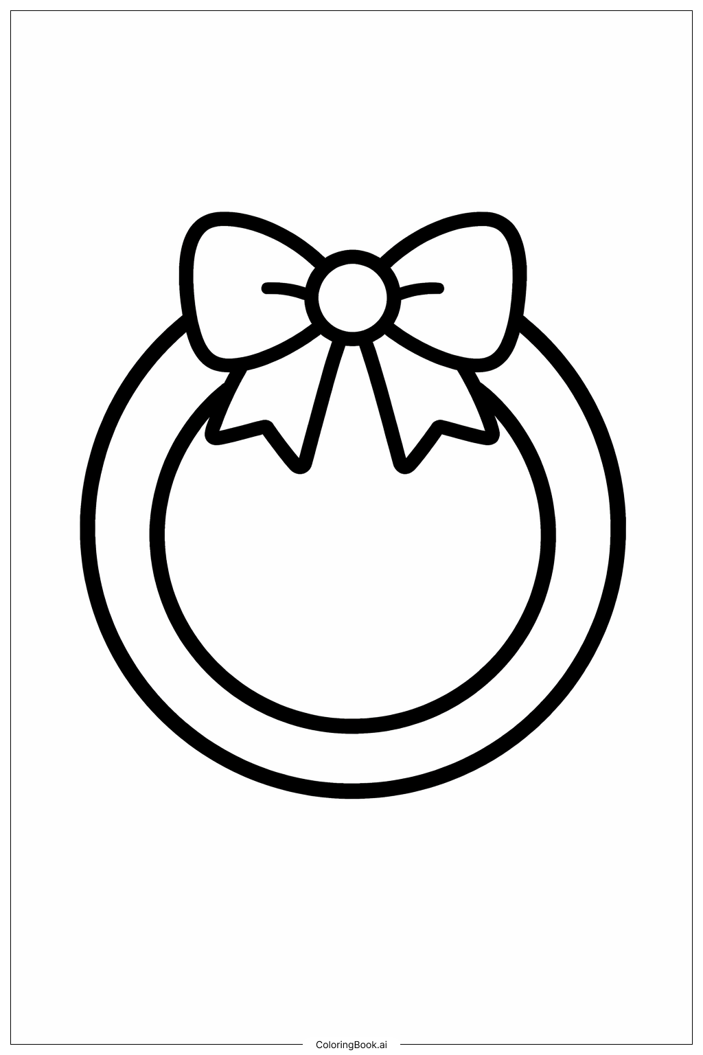 リースのリボン