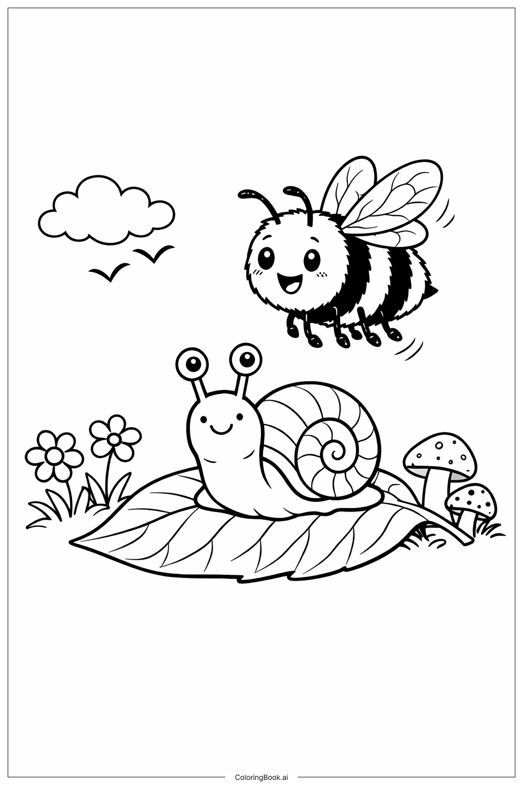 Bumblebee And Snail