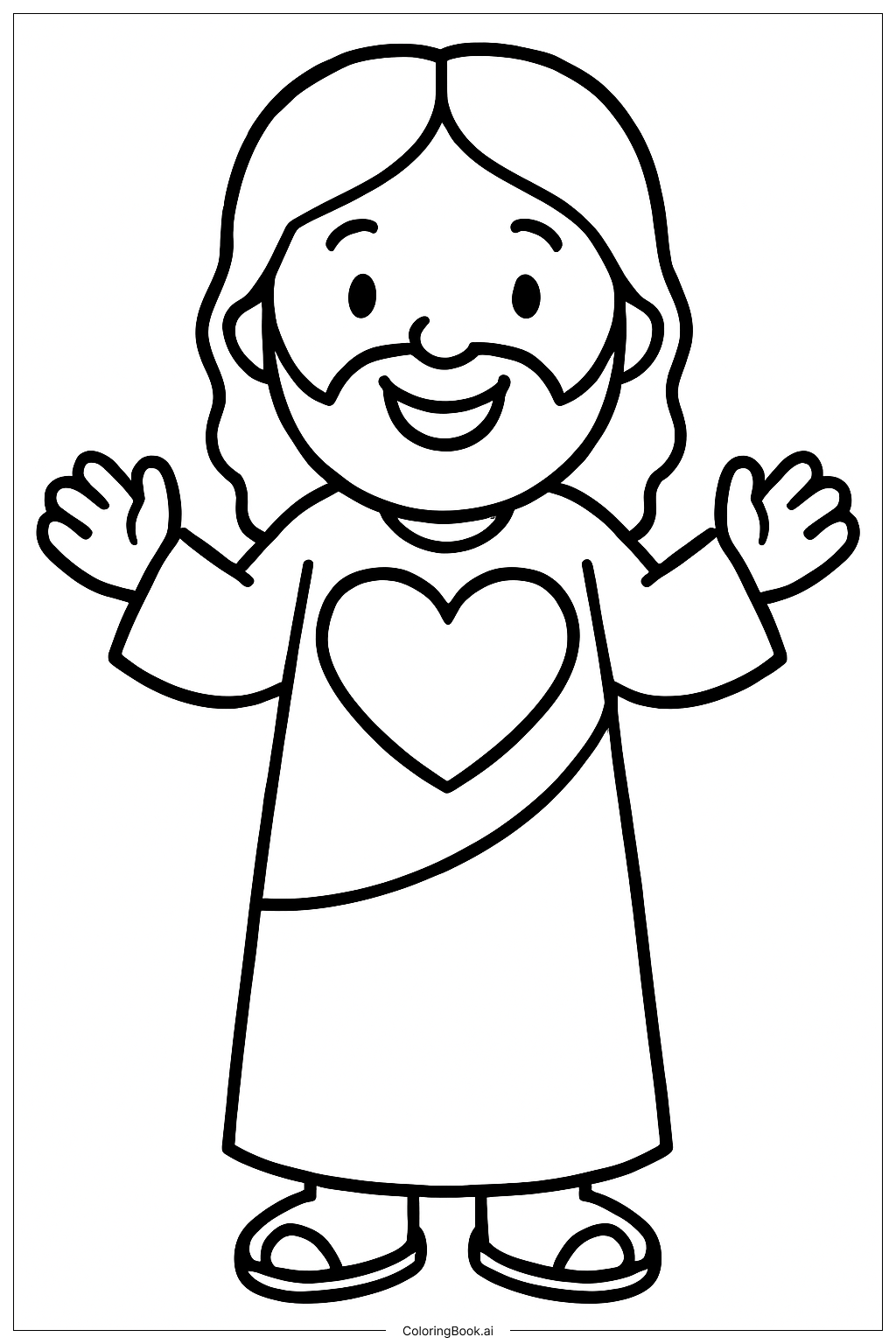 Jesús Me Ama Con Un Gran Corazón