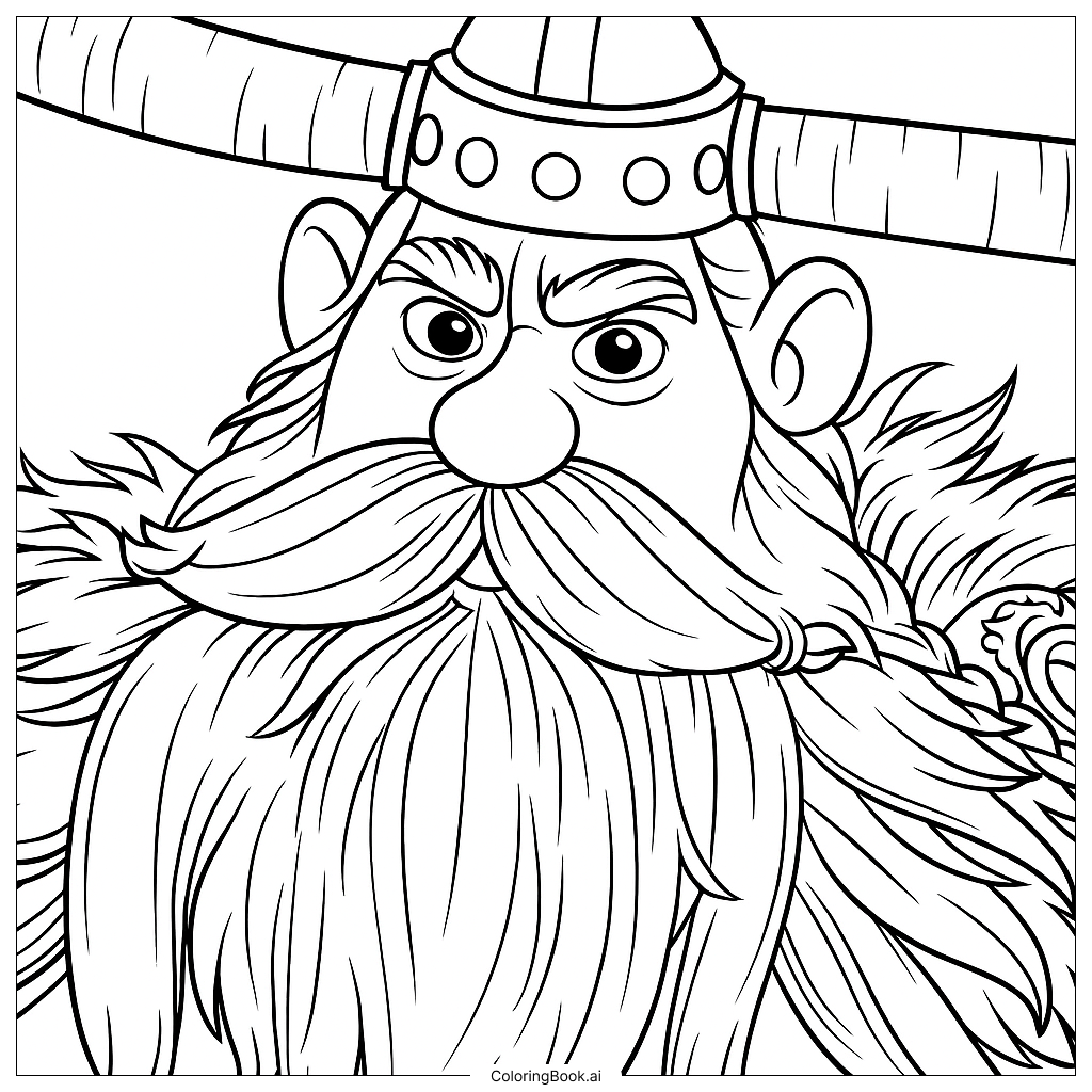  Page de coloriage Stoick le Vaste 