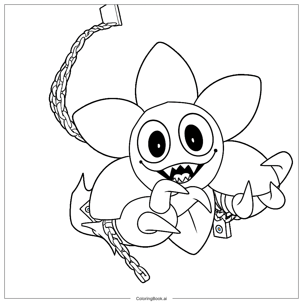 Twisted Dandy Coloring Page
