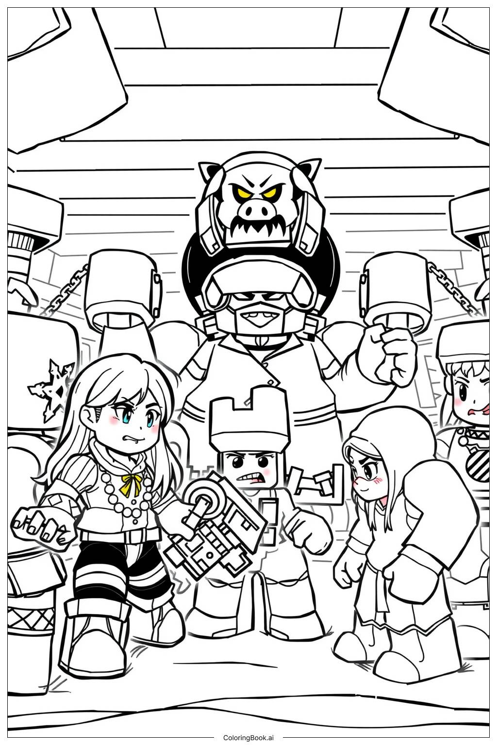 Roblox Free Coloring Pages 2025 