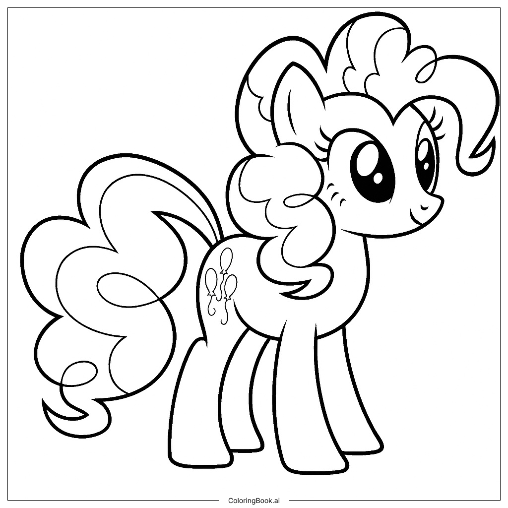  Trang tô màu Pinkie Pie Chi Tiết 
