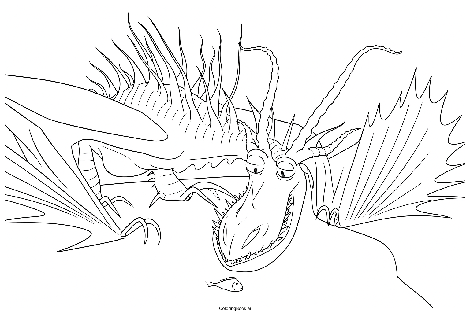  Page de coloriage Cauchemar Monstrueux 