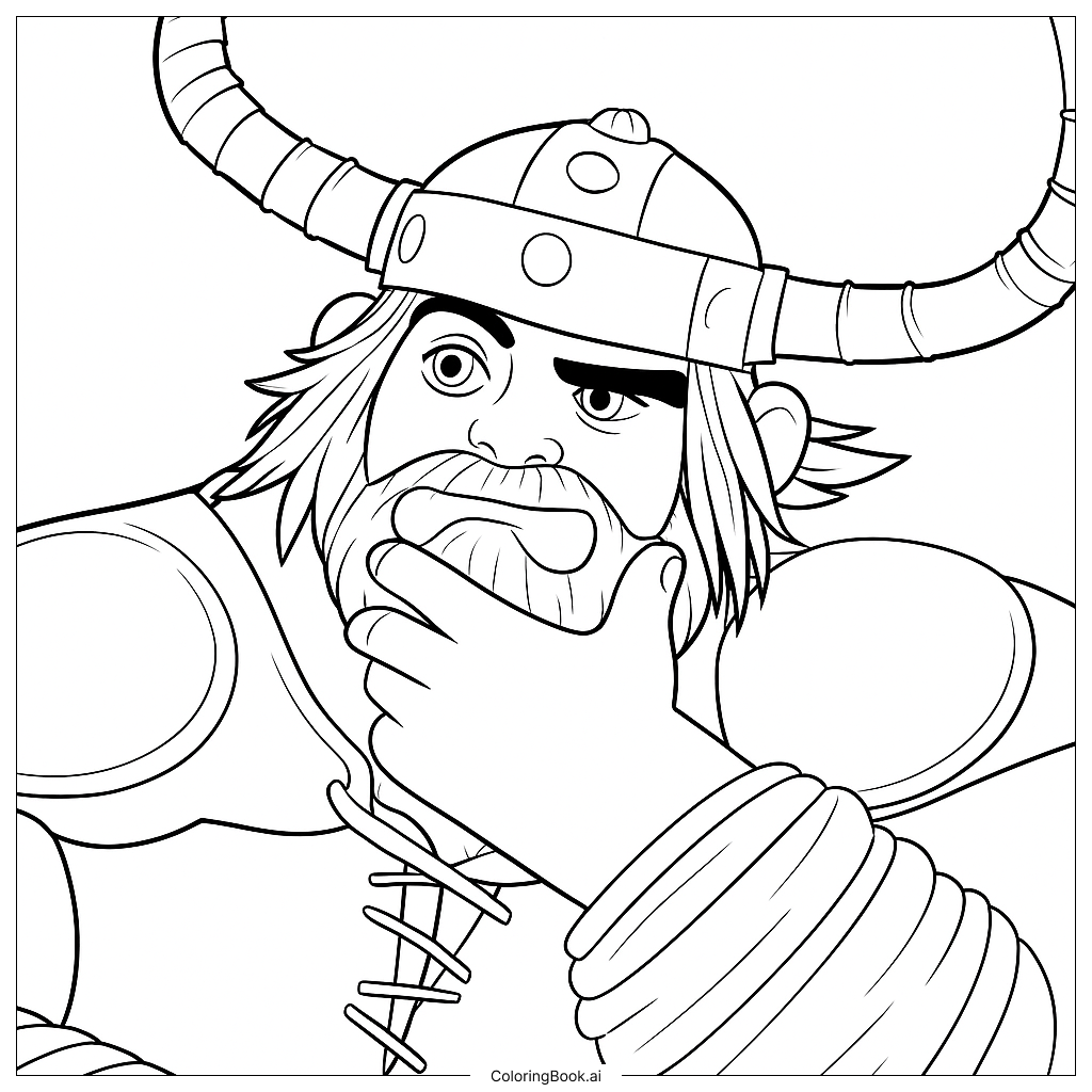  Page de coloriage Spitelout Jorgenson 