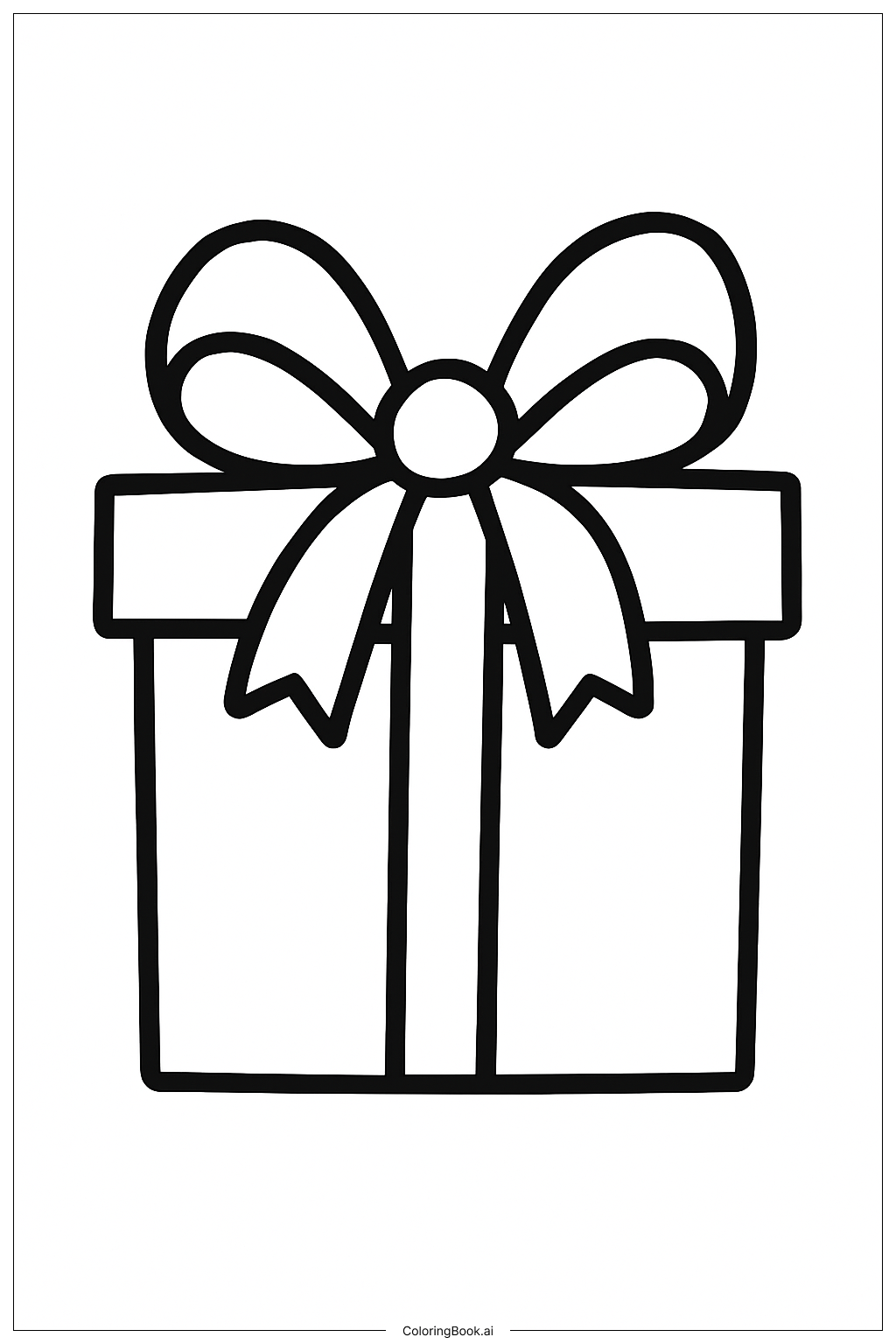  작은 대림절 선물 색칠공부 페이지 