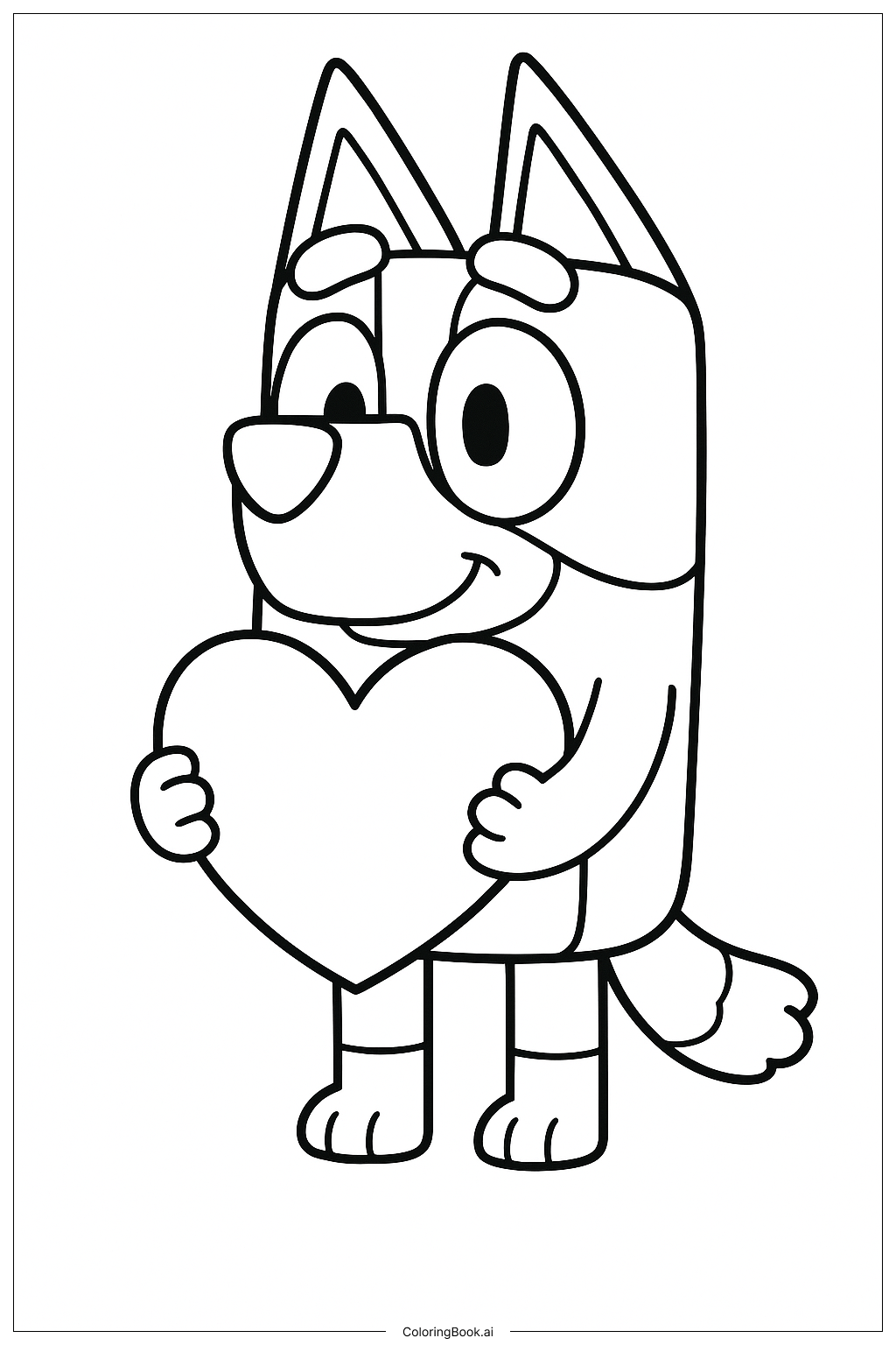 A Big Bluey Family Barbecue Party Coloring Page Free PDF PNG Printable A Big Bluey Family Barbecue Party Coloring Page Free PDF PNG Printable