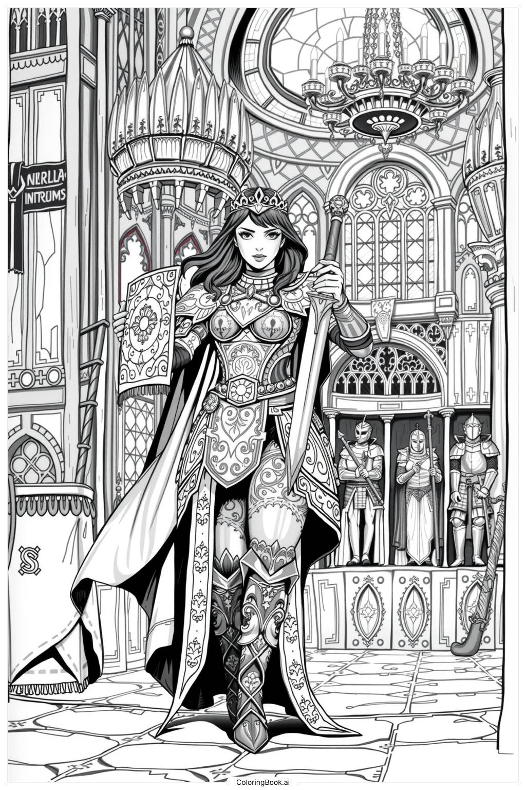  Nella the Princess Knight's Epic Challenge Coloring Page 