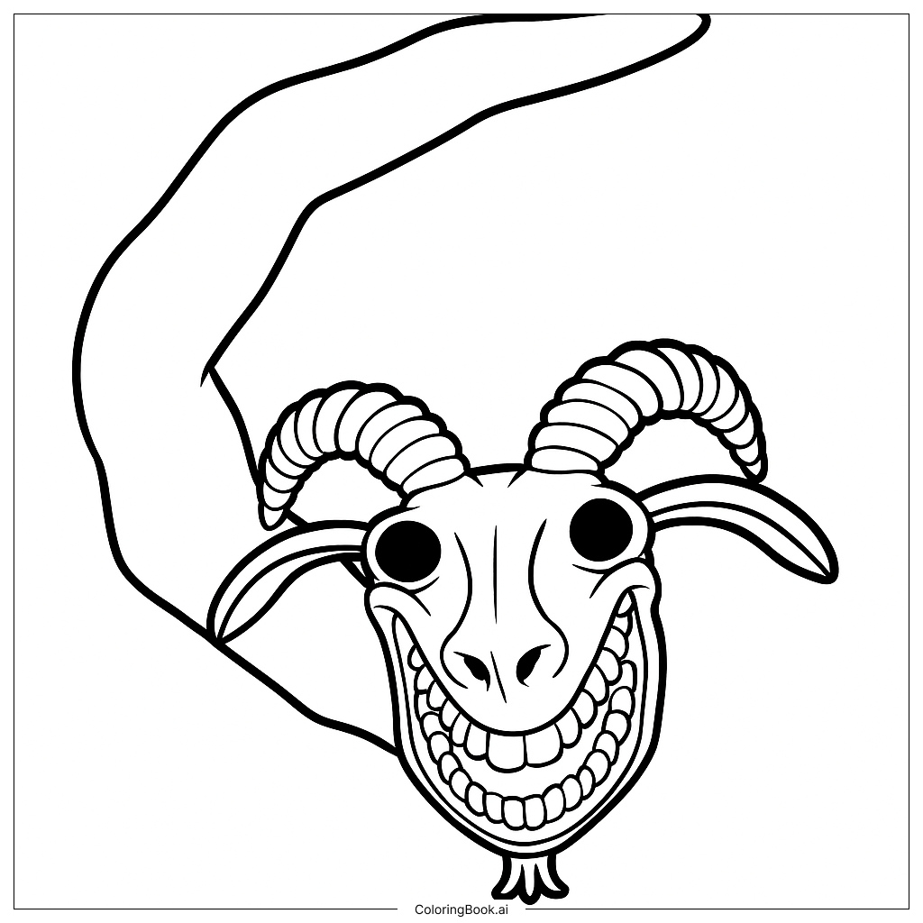 Página para colorear de Ramamba