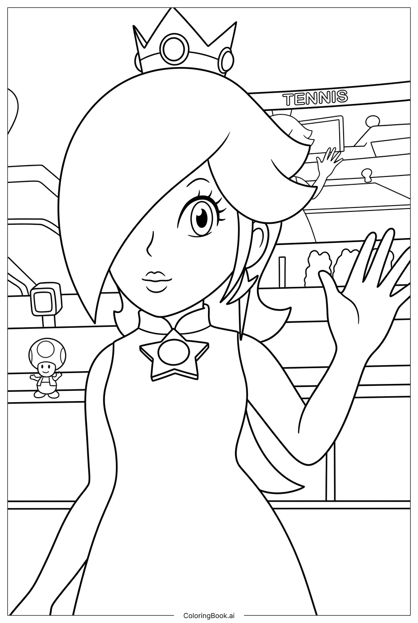  Rosalina Coloring Page 