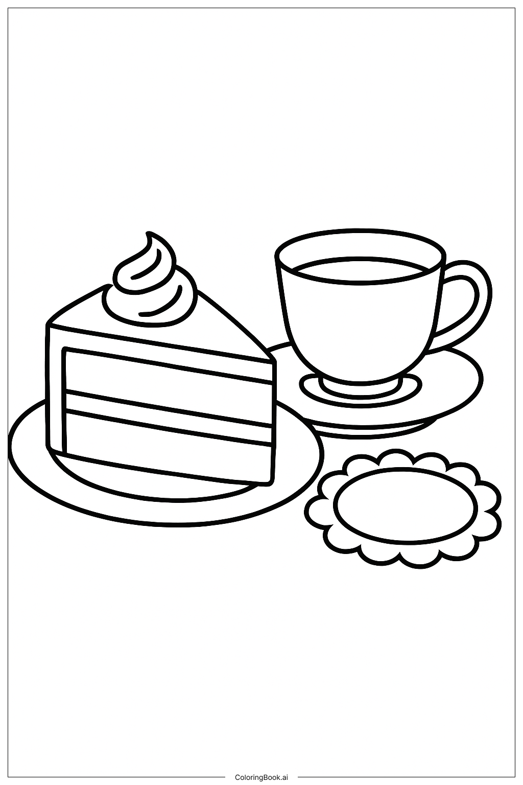 Cake And Cup Tea Set
