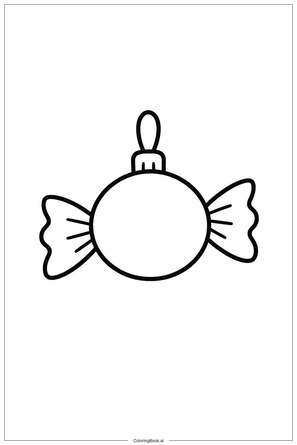  Zuckerl-Deko Ausmalseite 