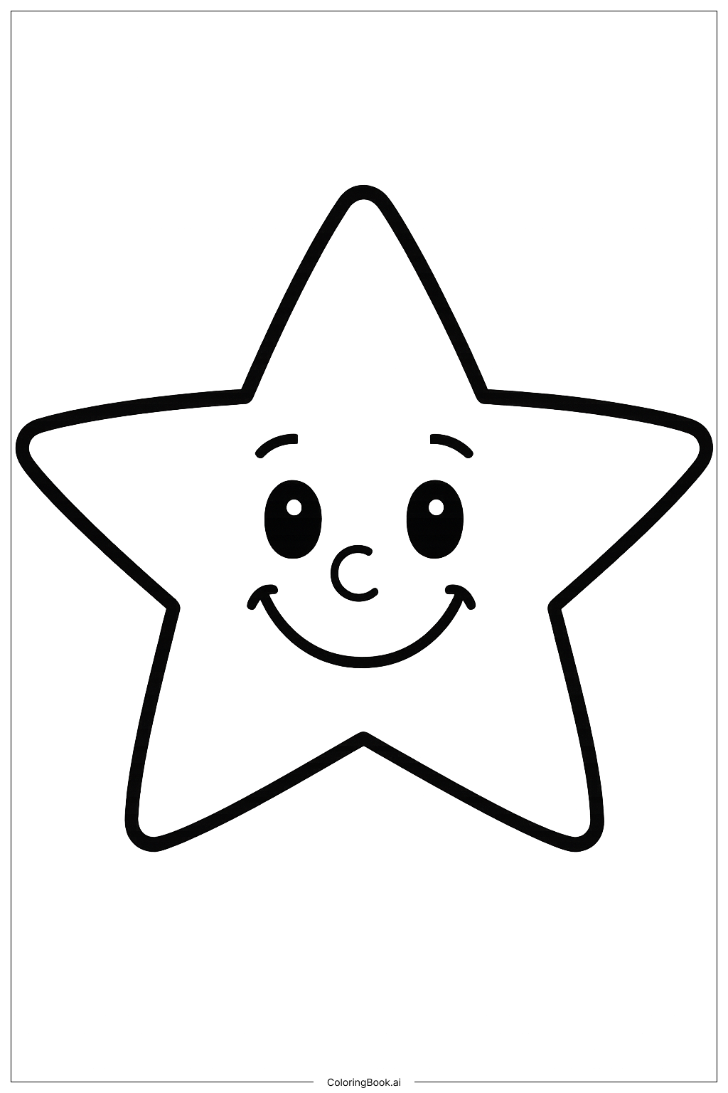  Trang tô màu Ngôi Sao Hoạt Hình Có Khuôn Mặt 