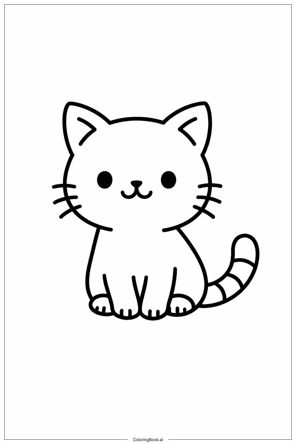  Katzenkritzelei Ausmalseite 