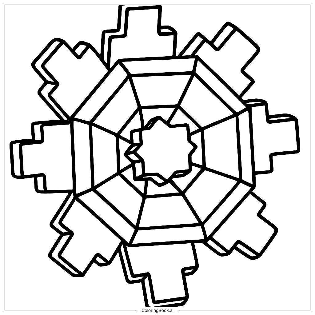 Página para colorear de Tranquil Bloom Produce