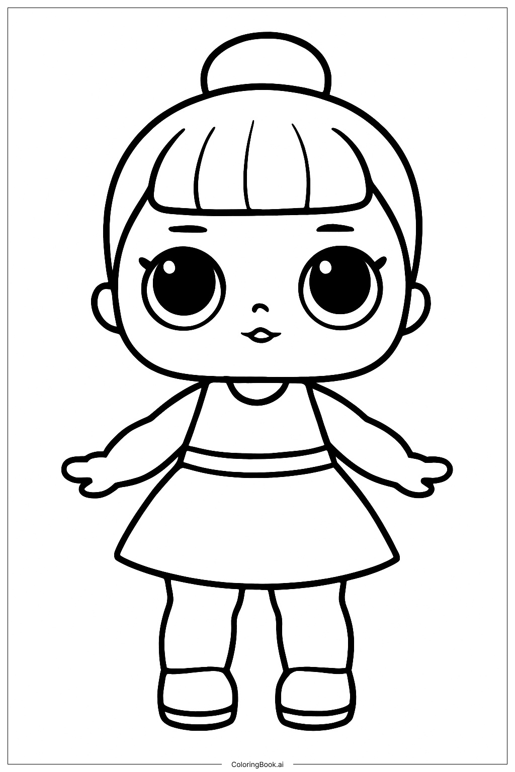 Lol Doll Coloring Page