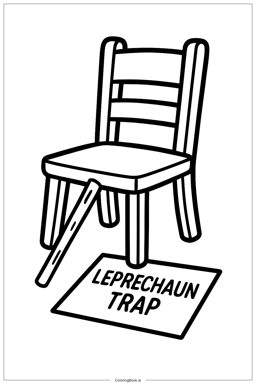  Trang tô màu Bẫy Yêu Tinh Ghế 