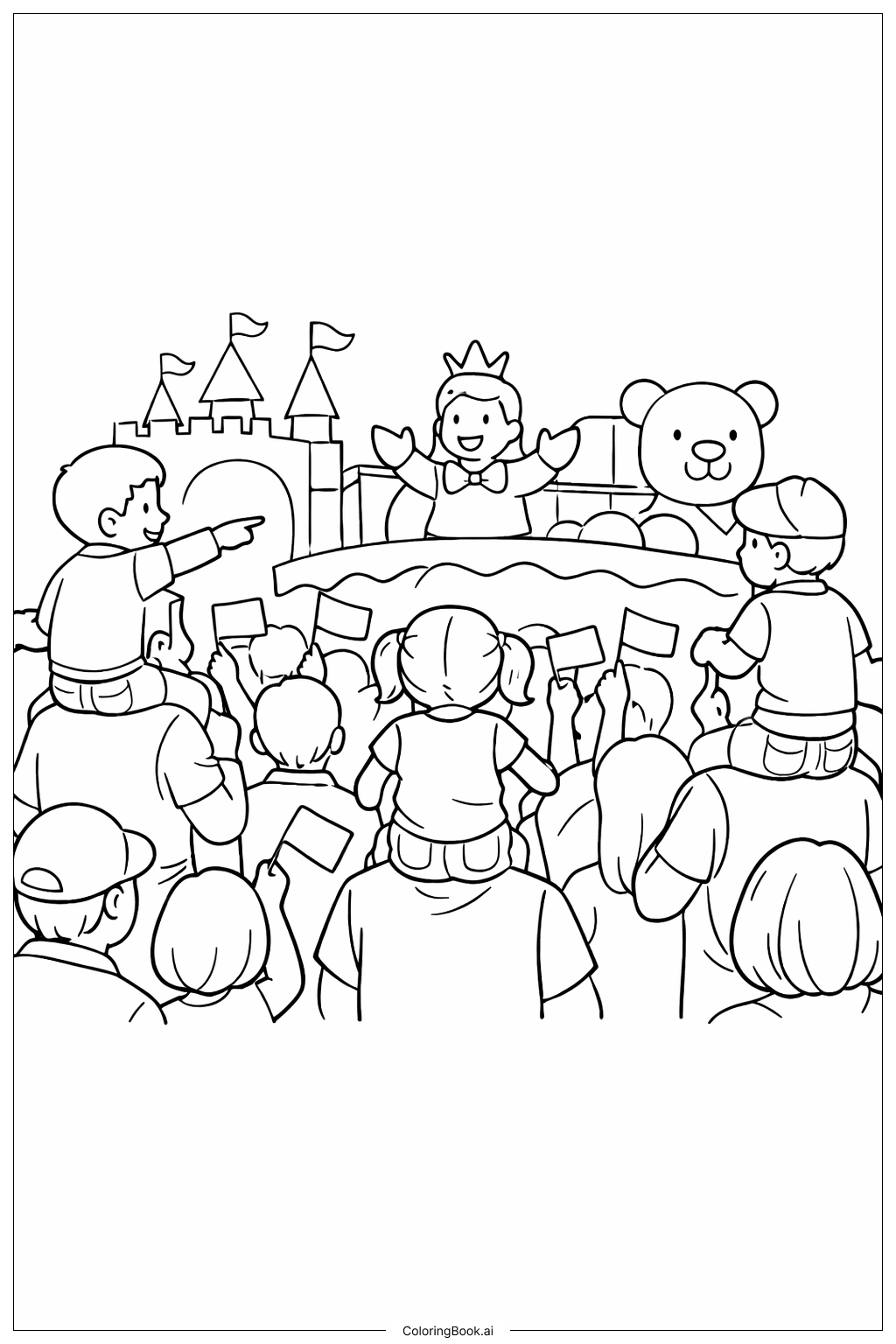  2026年春节填色页 