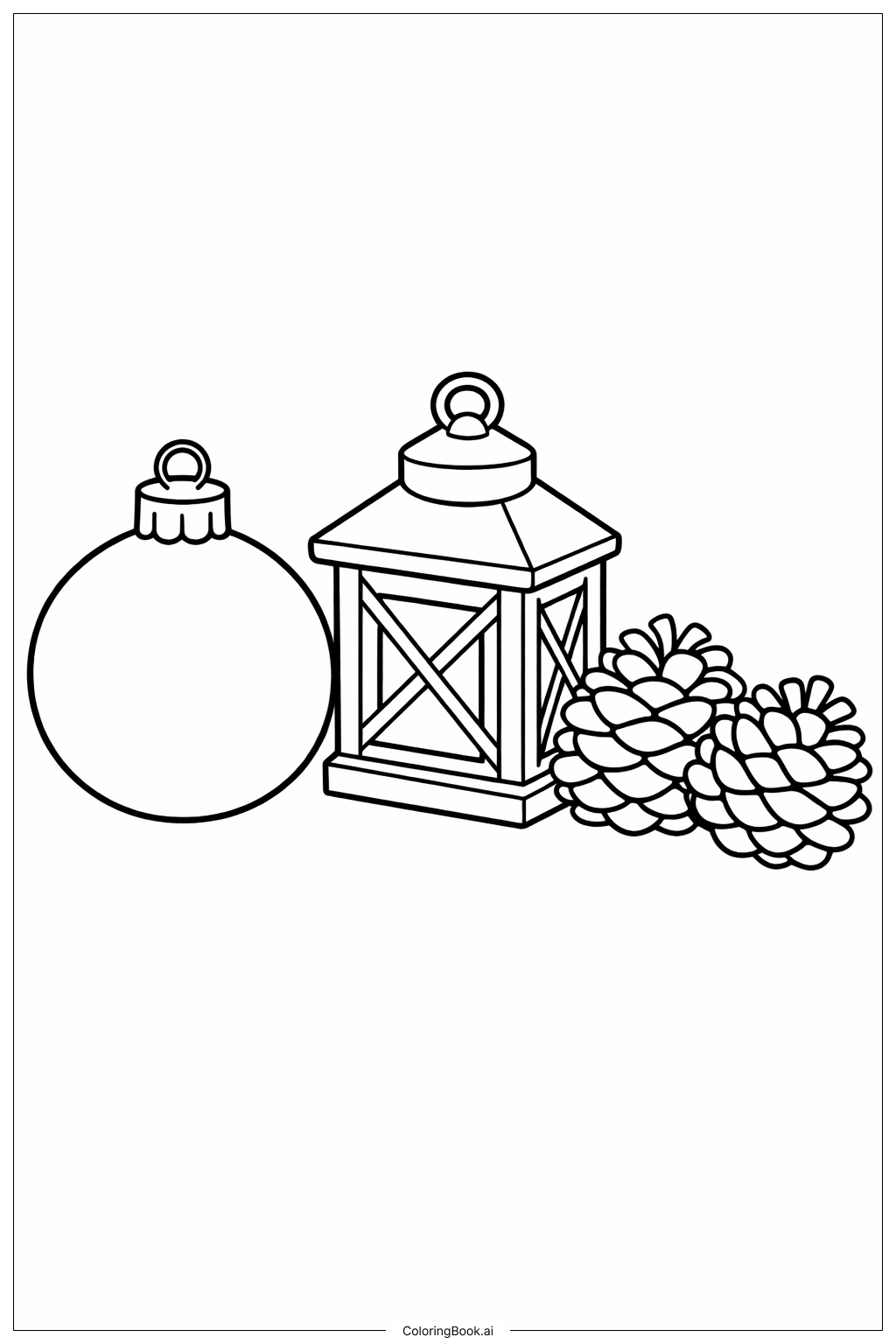  Trang tô màu Trang trang trí Giáng Sinh 