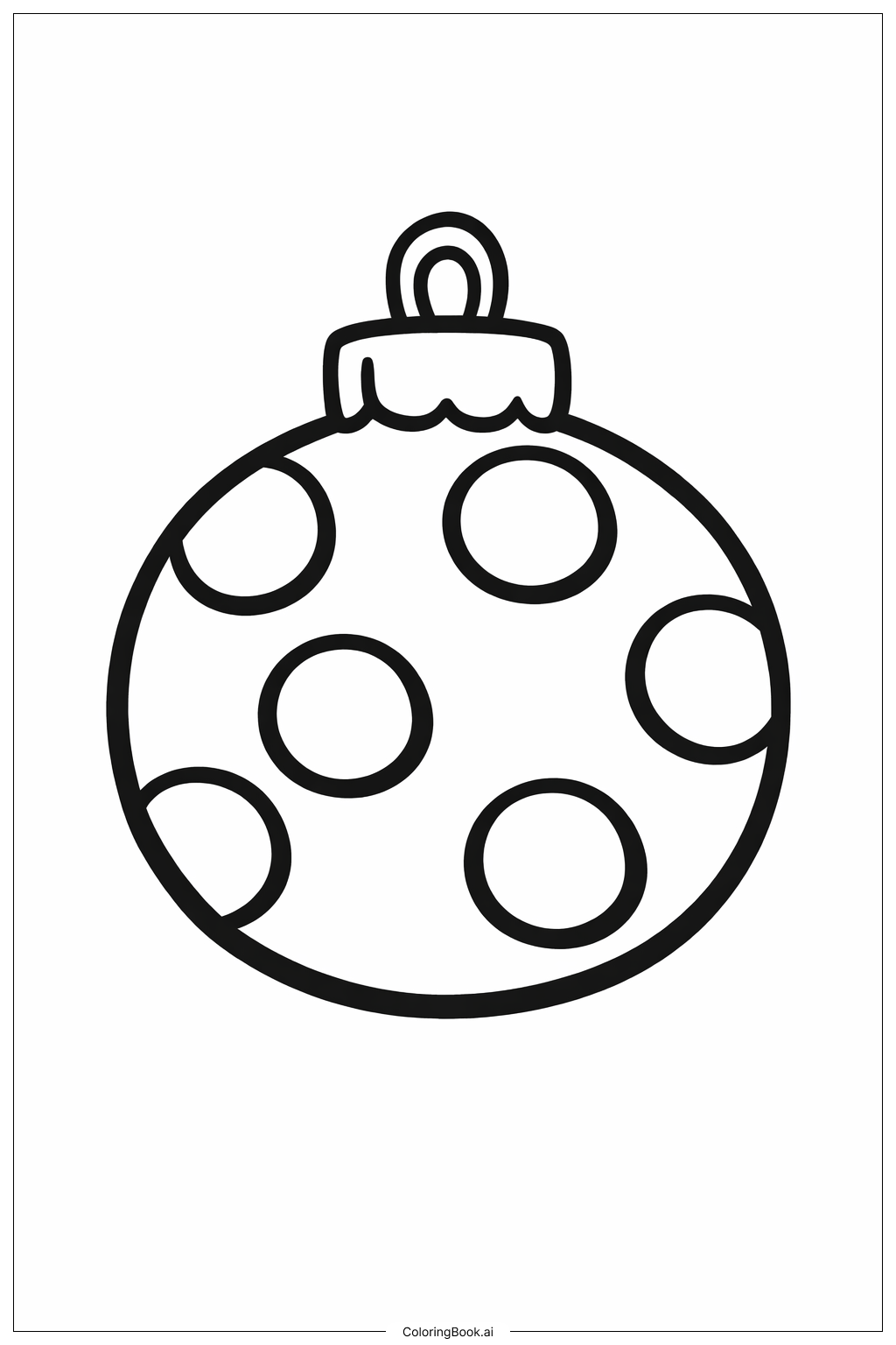  Christmas Ornament Coloring Page 