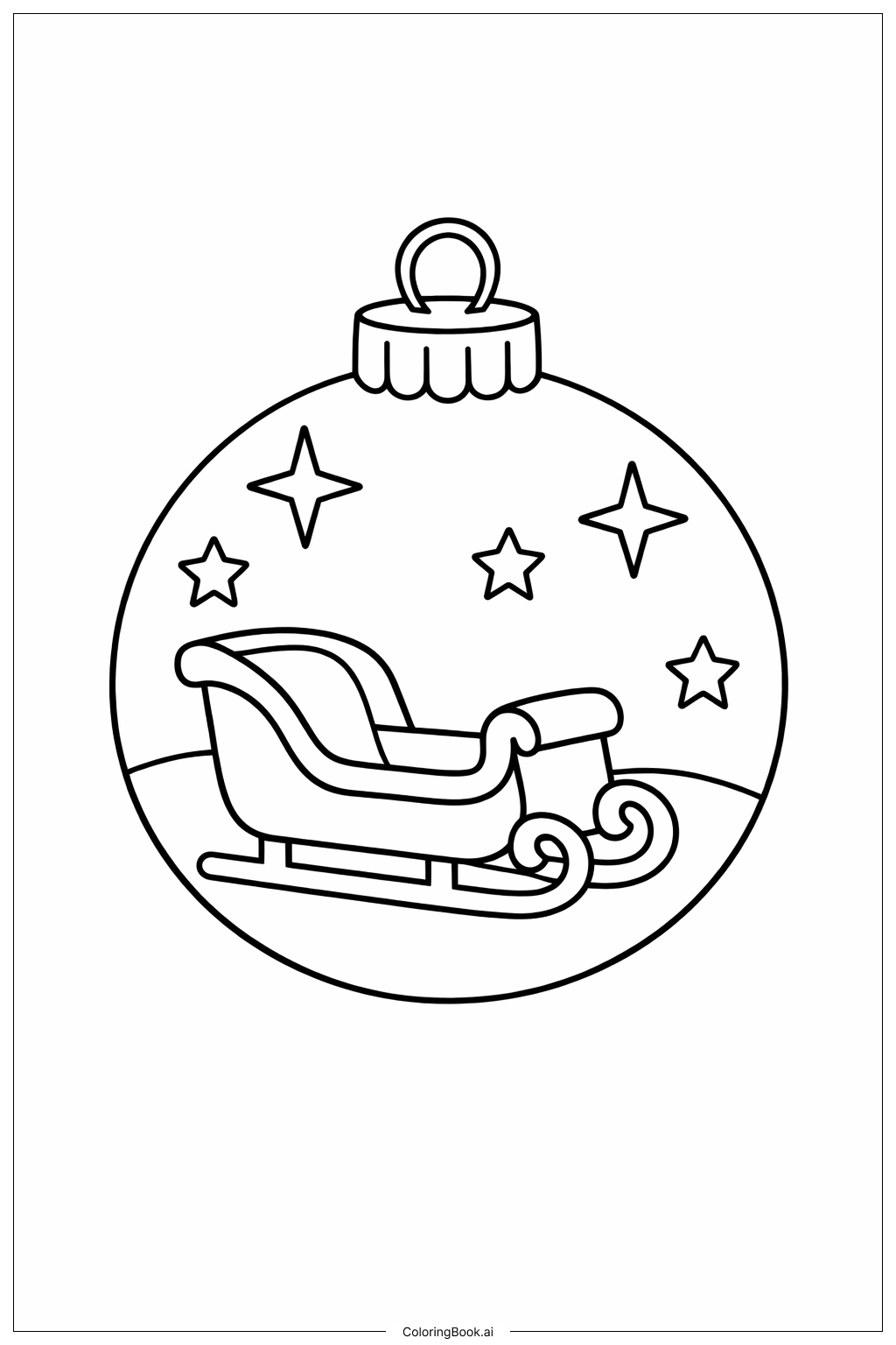 Décoration de Noël Traîneau à Proximité