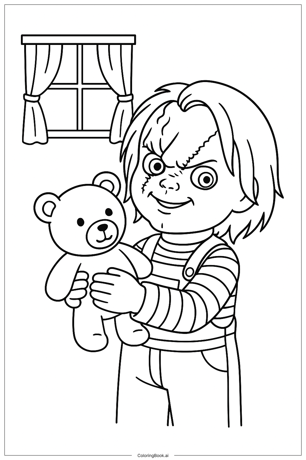 Chucky avec un nounours