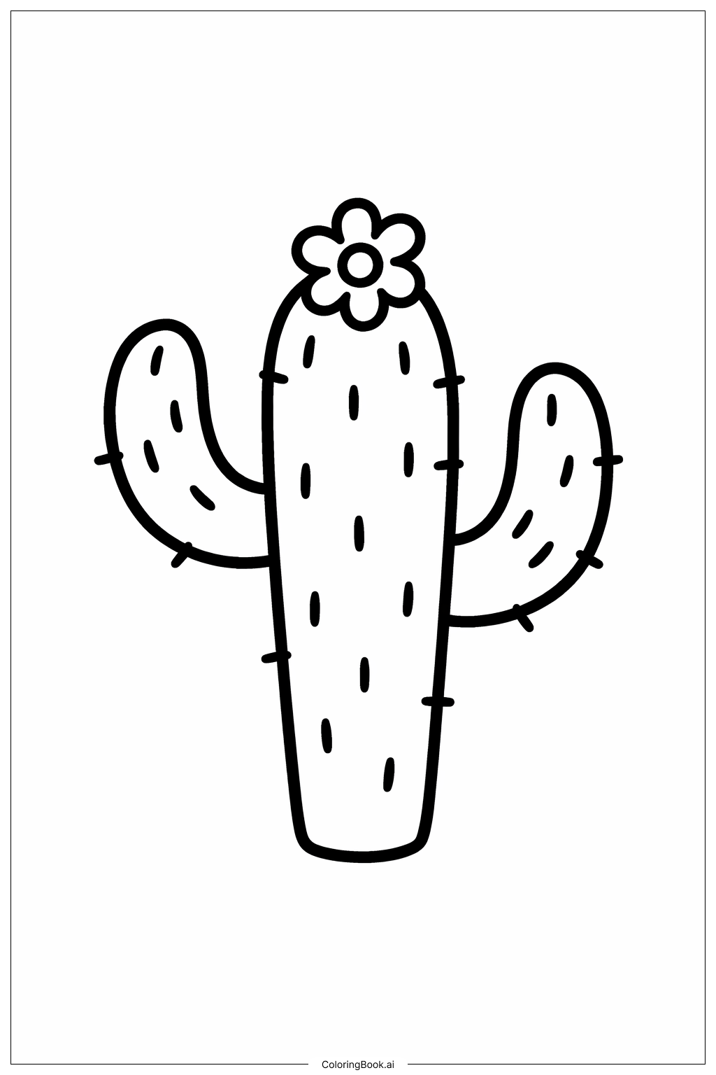  五月五日仙人掌填色页 