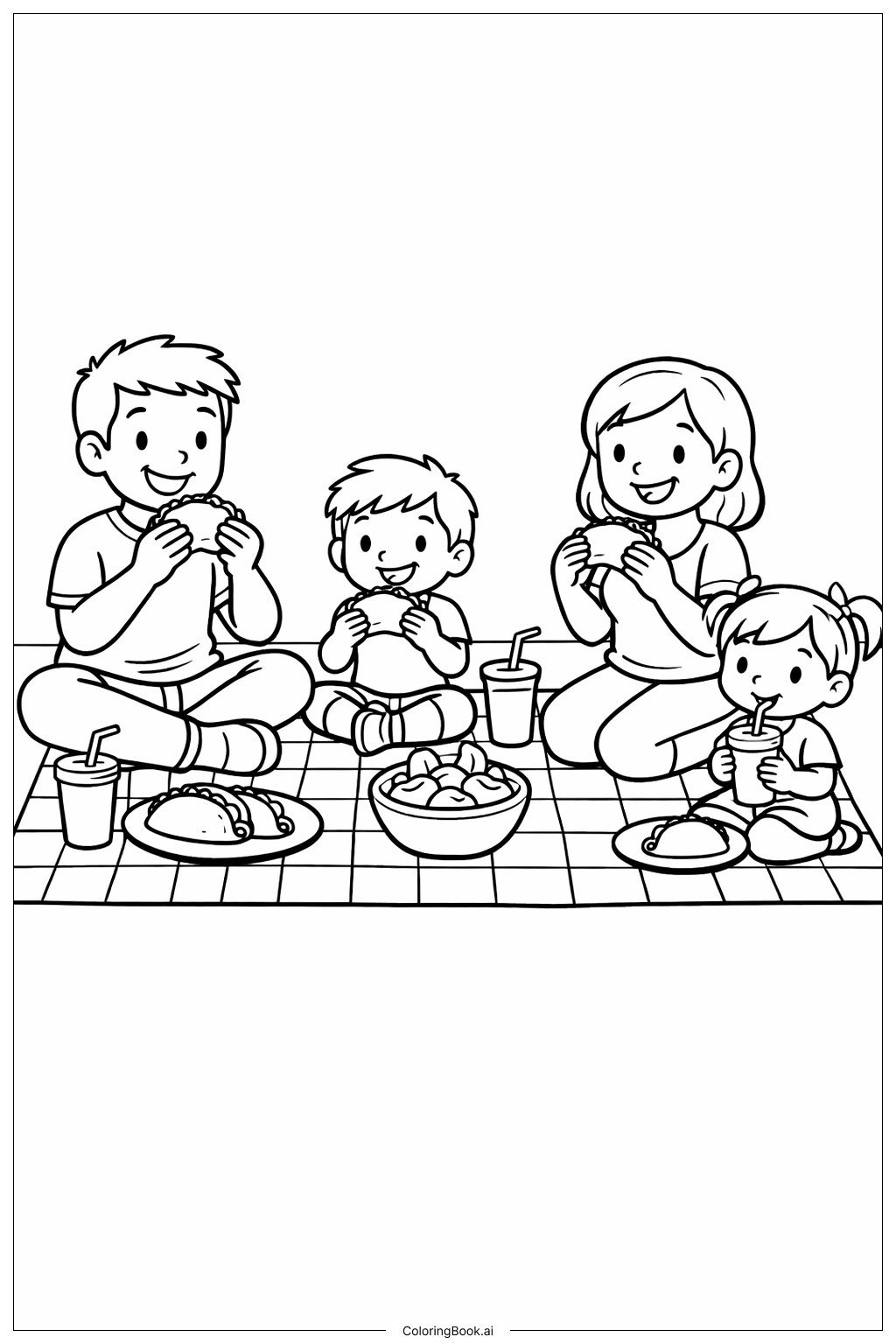 五月五日野餐场景