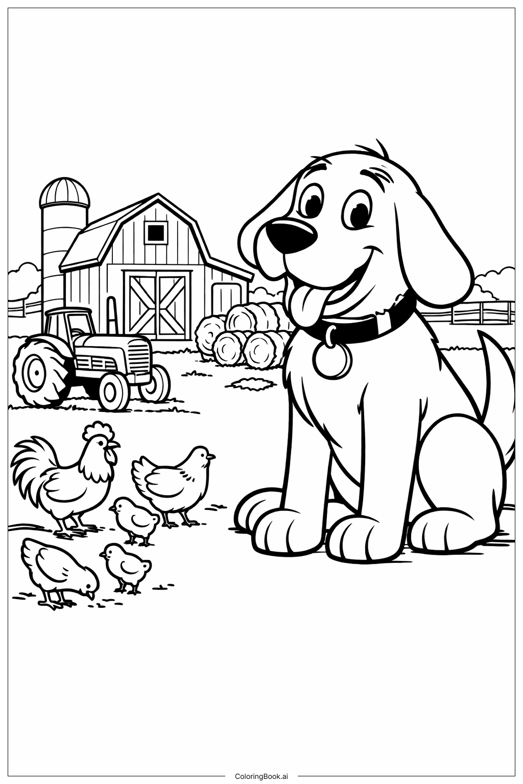  Clifford The Big Red Dog Coloring Page 