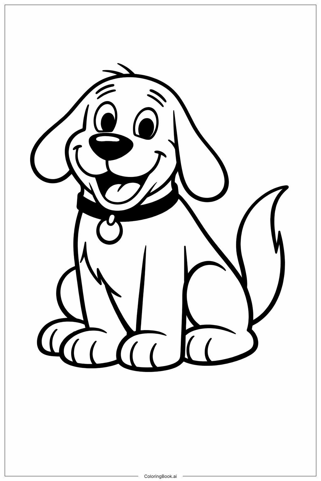  Clifford The Big Red Dog Coloring Page 