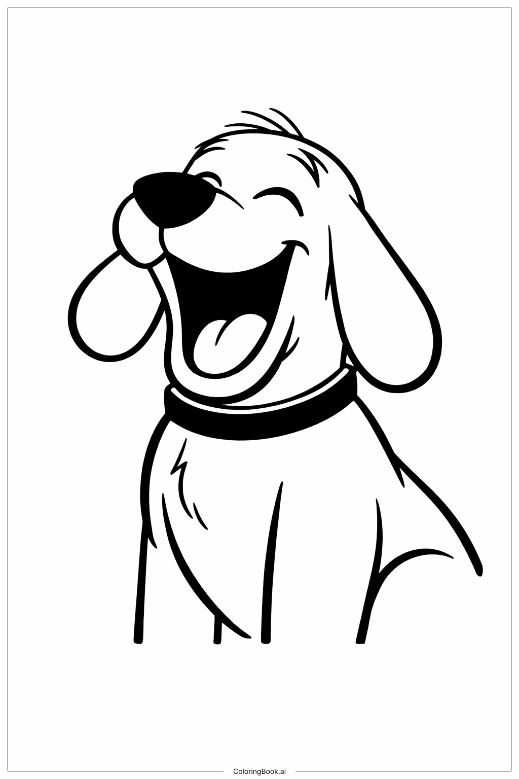  Clifford The Big Red Dog Laughing Coloring Page 
