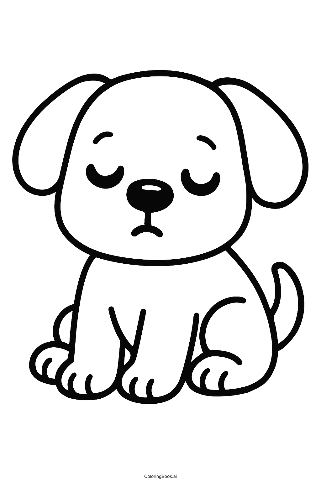 코코 와이오 졸린 강아지