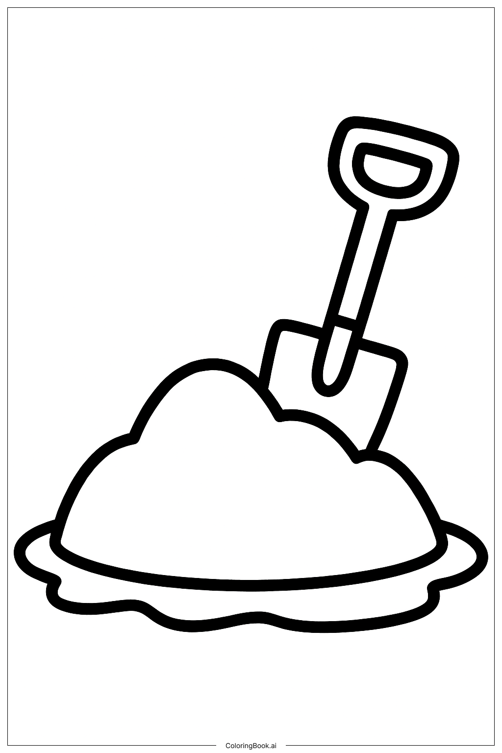  Construction Pile Of Sand Coloring Page 