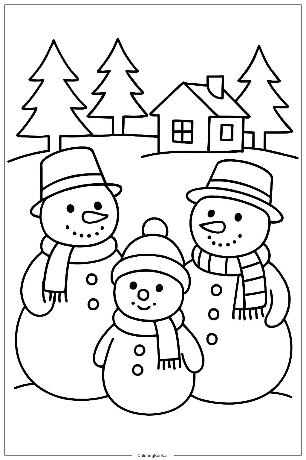 Gia đình Người Tuyết Dễ Thương