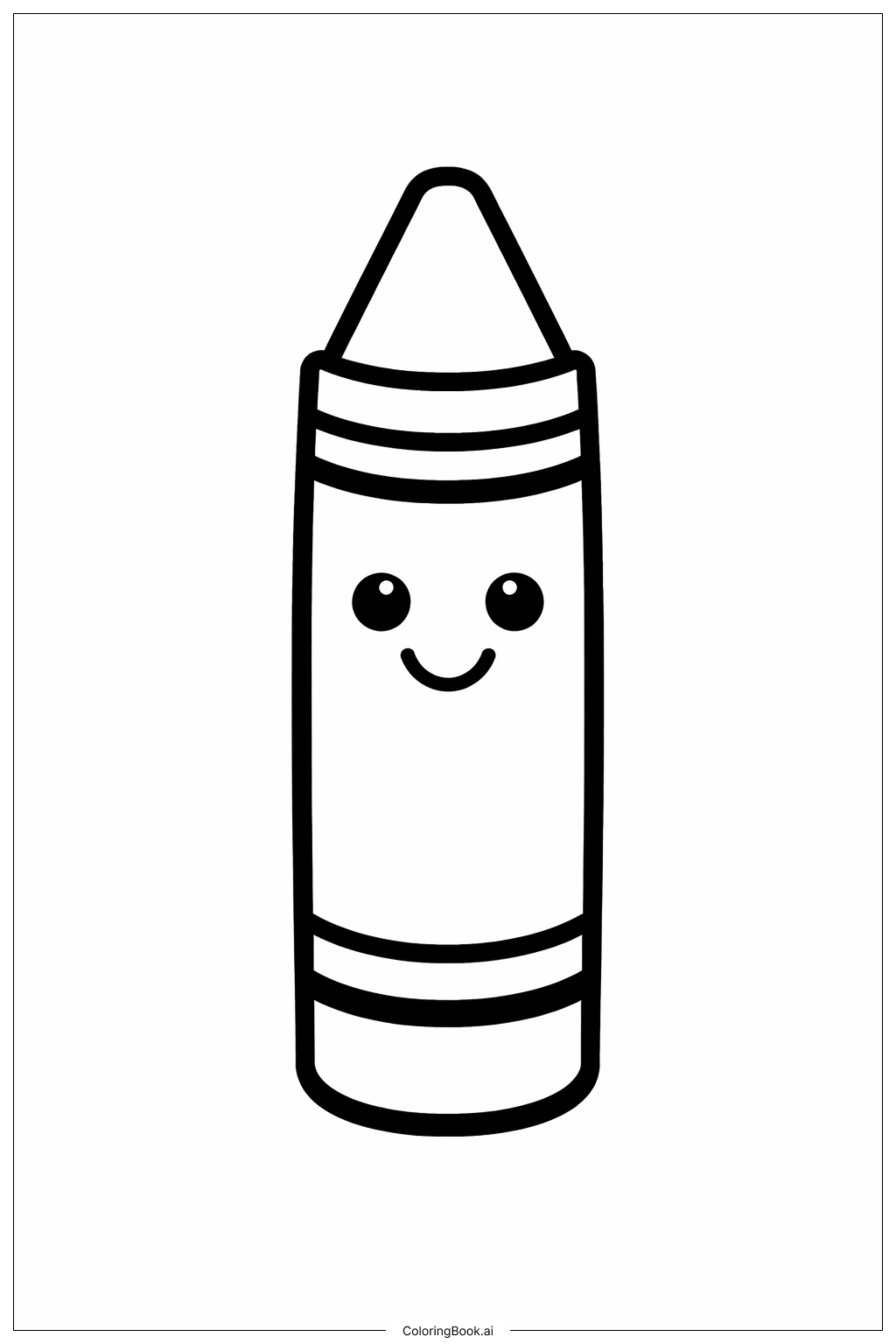  Trang tô màu Crayon Smile 