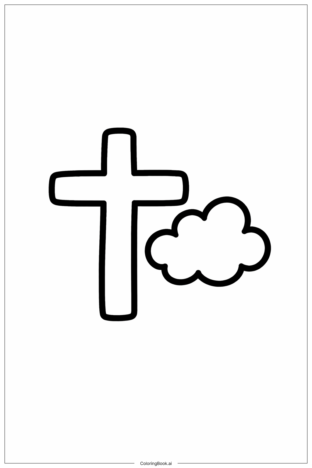 Cross With Cloud
