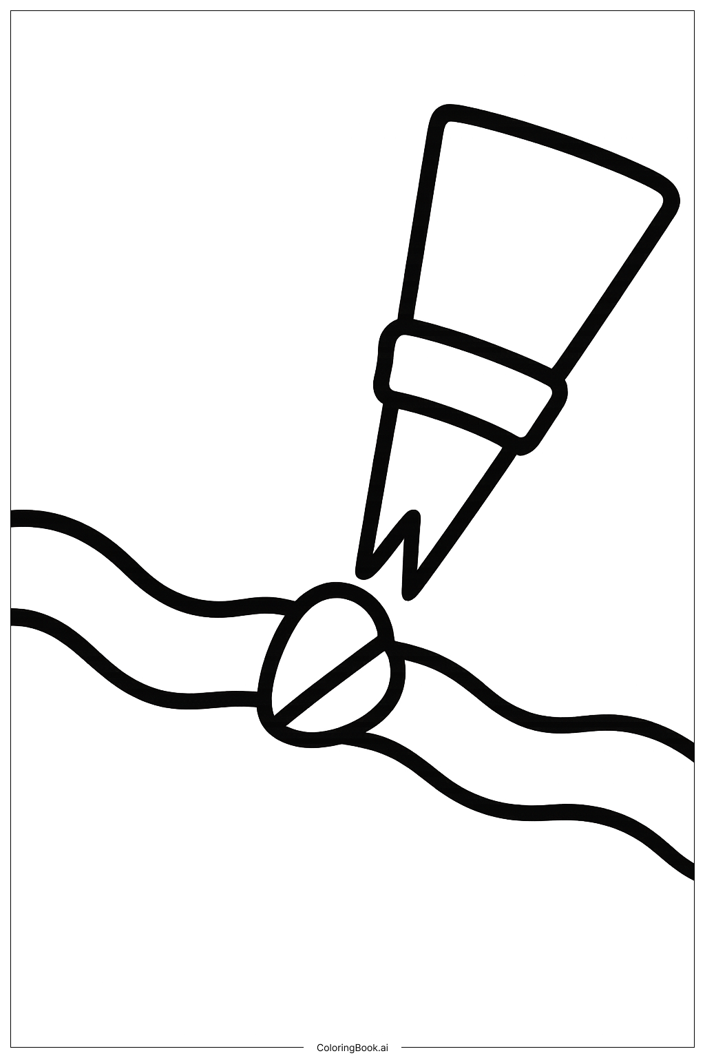  Cut Cake Icing Coloring Page 