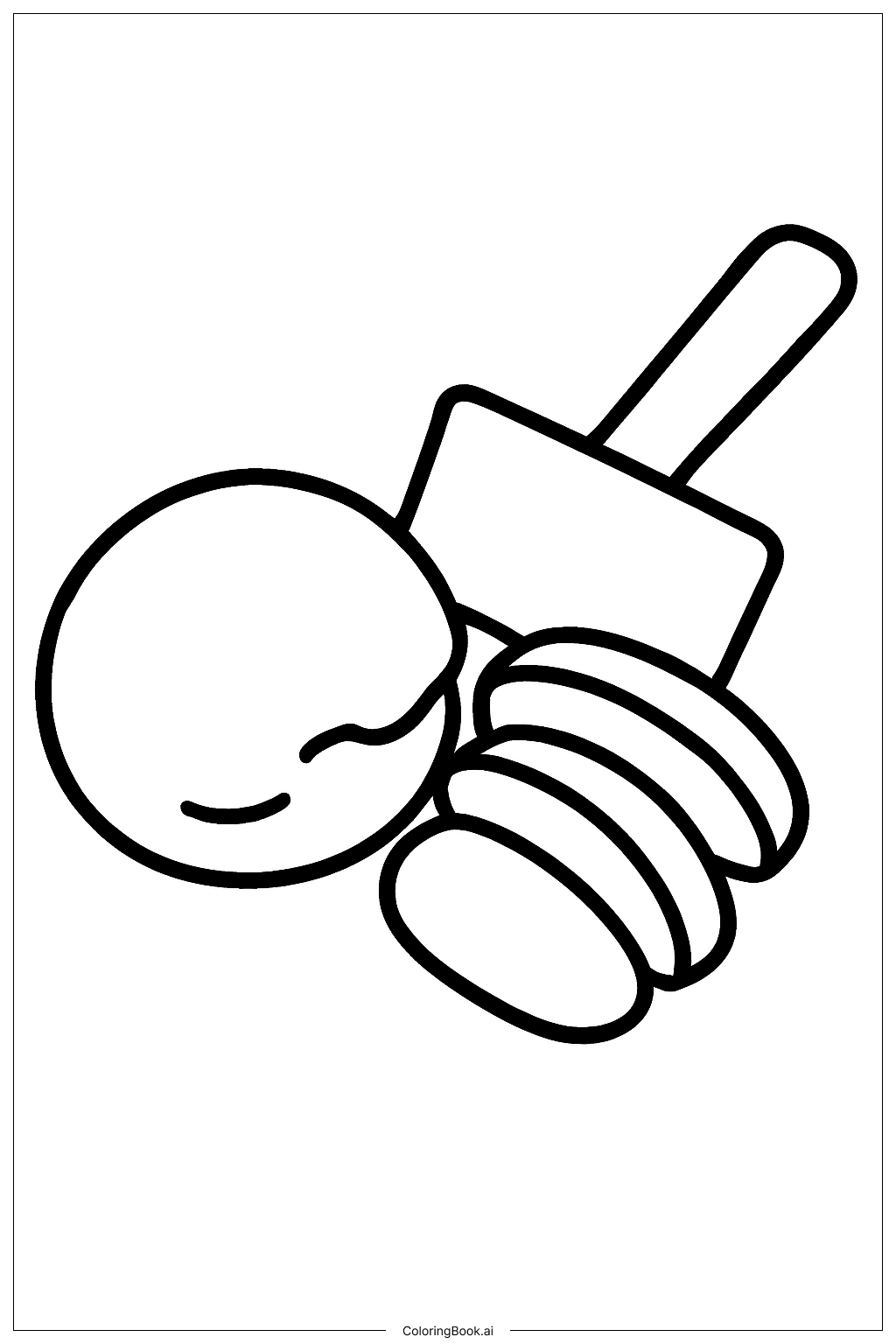  Play-Doh schneiden Ausmalseite 