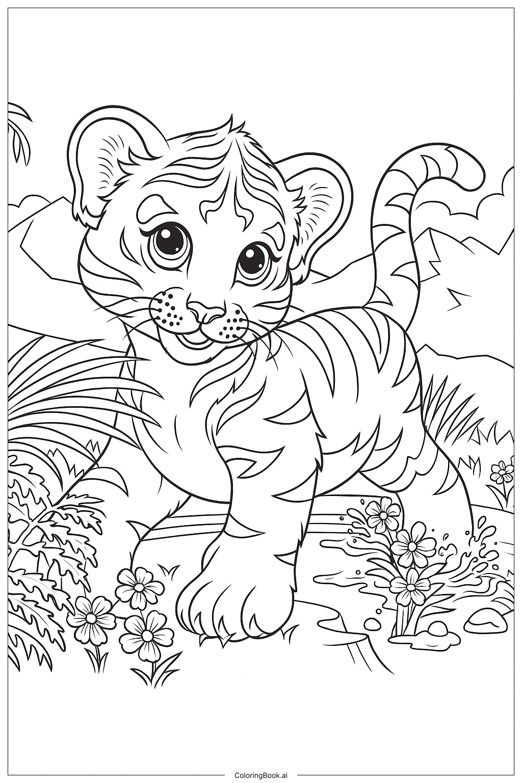  Page de coloriage Forrest 