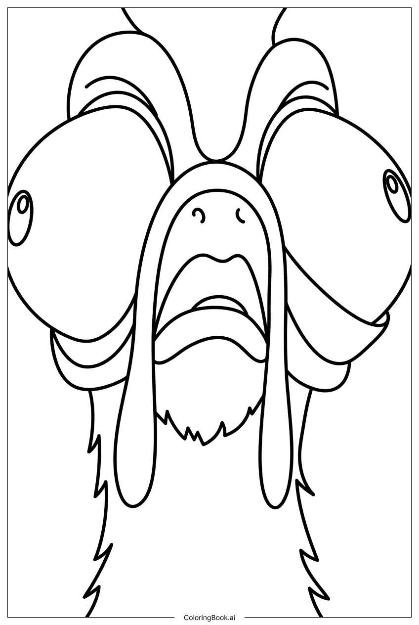  Moana 2 Heihei sieht verwirrt und erschrocken aus Ausmalseite 