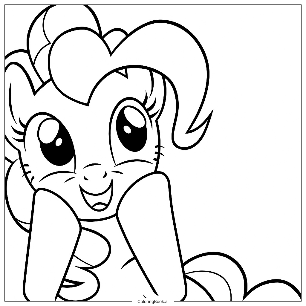  Trang tô màu Pinkie Pie Chi Tiết 