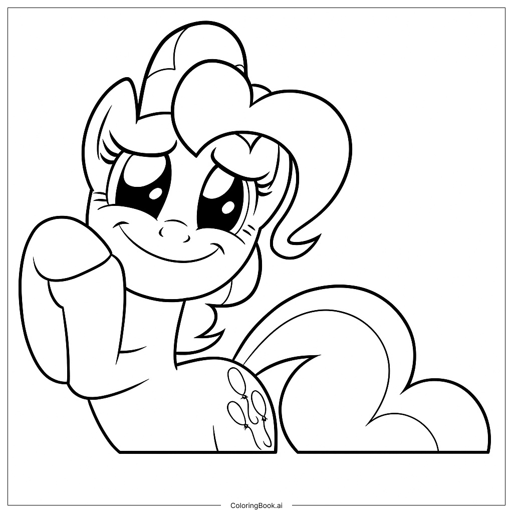  Trang tô màu Pinkie Pie Chi Tiết 