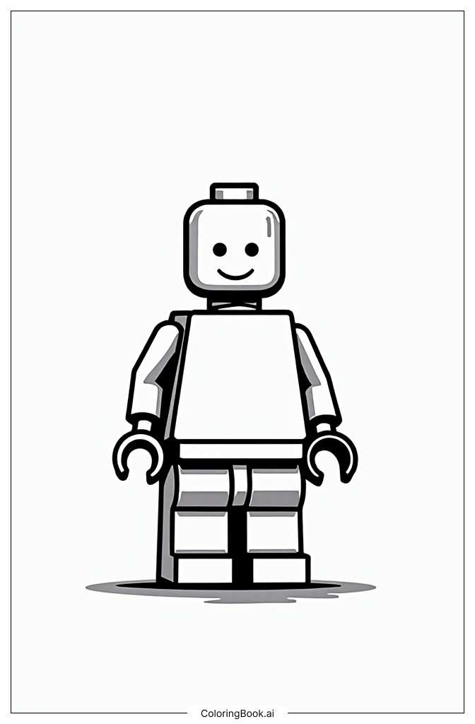 Lego Robot Coloring Pages [2025]