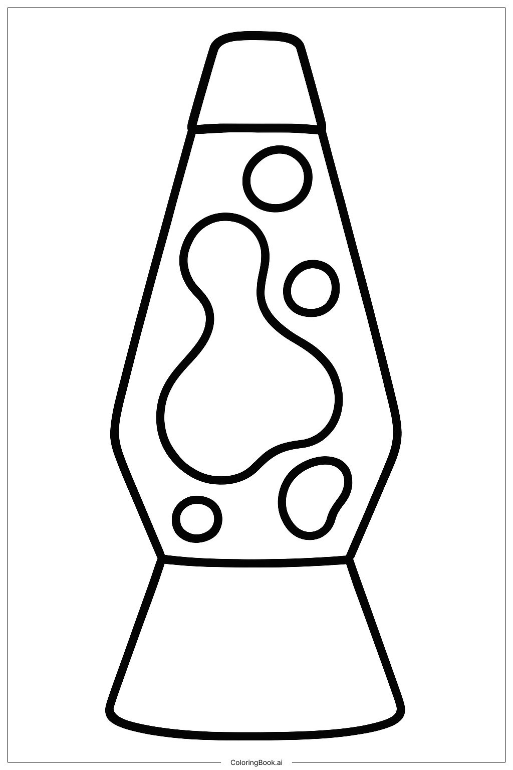  Trang tô màu Đèn Lava Psychedelic 