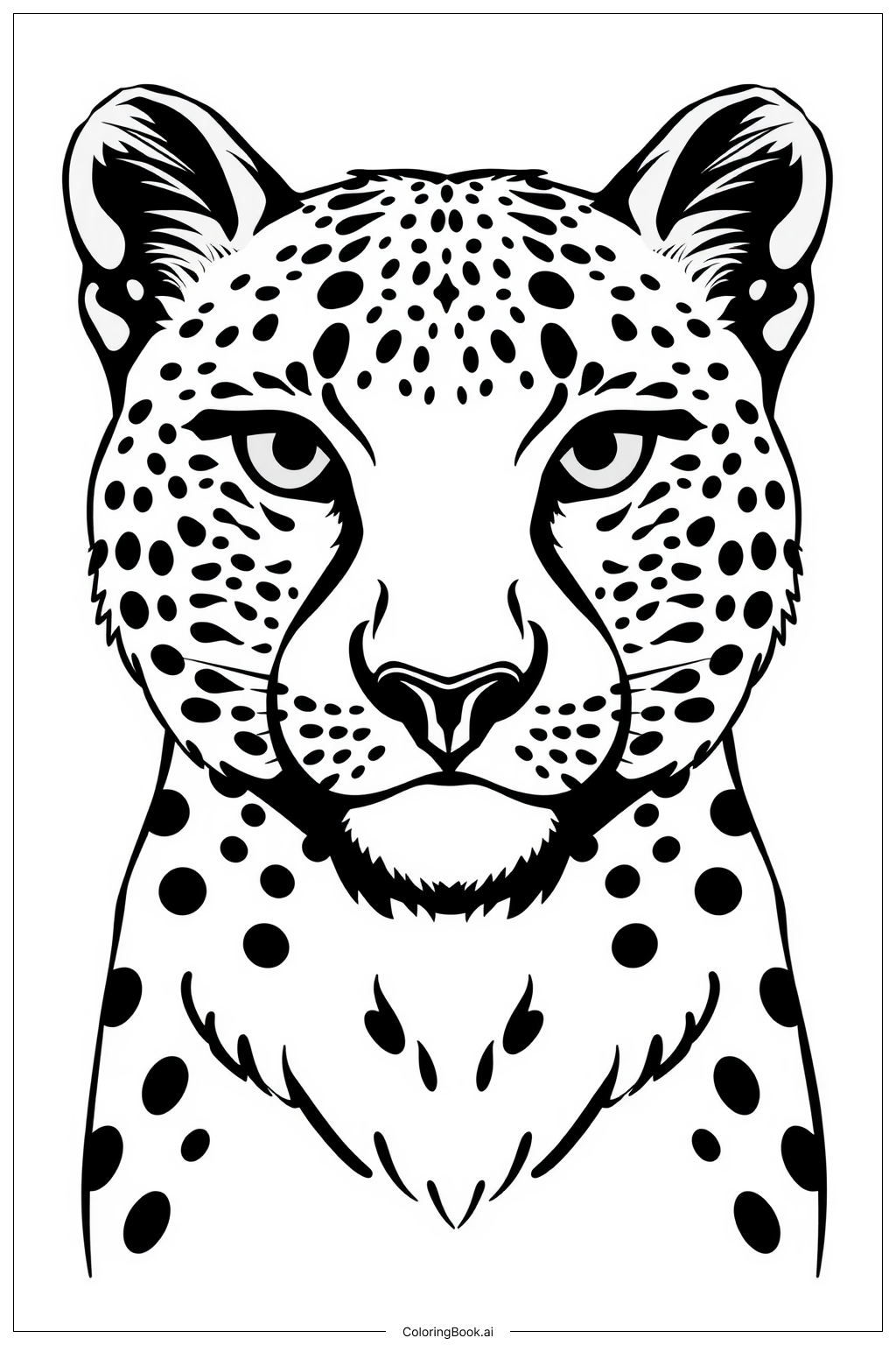 チーターの色鉛筆画🐆 パステル併用。 砂埃は色鉛筆よりも
