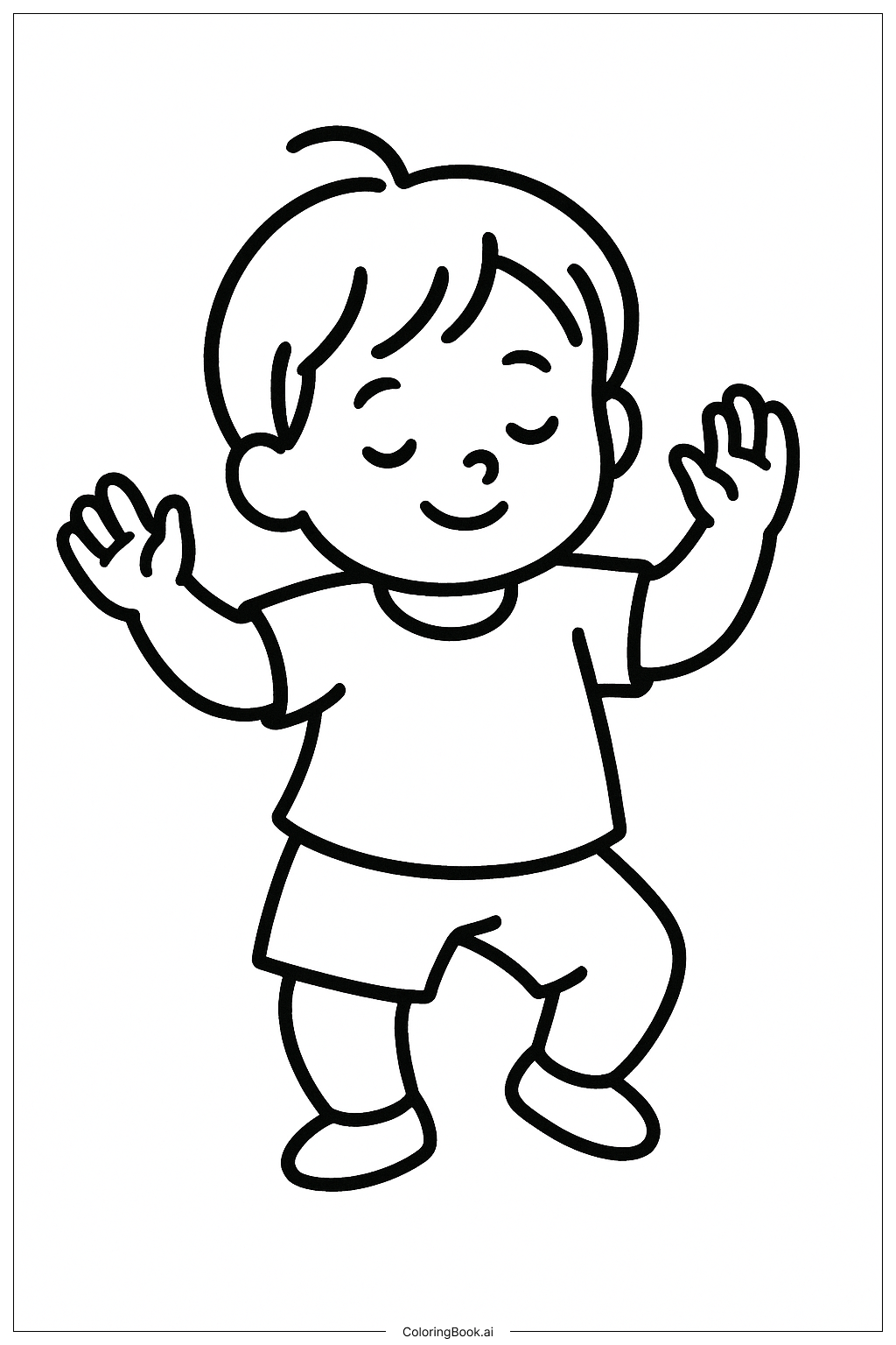 Dance Coloring Page