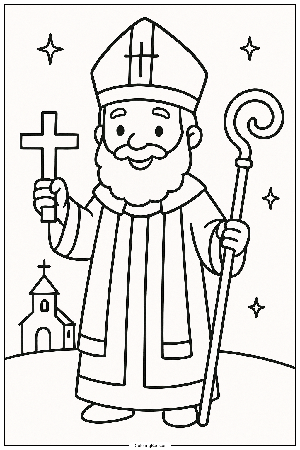 십자가를 든 세인트 니콜라스