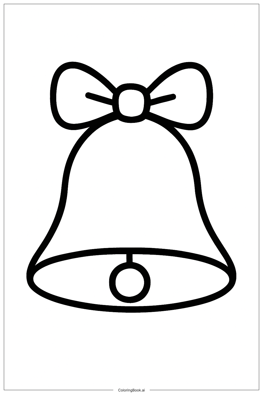  Dezember Glockenanhänger Ausmalseite 